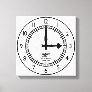 Highbury Clock End 3pm start Gunners Canvas Print
