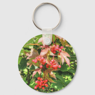 Highbush Cranberries Key Ring