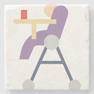highchair stone coaster
