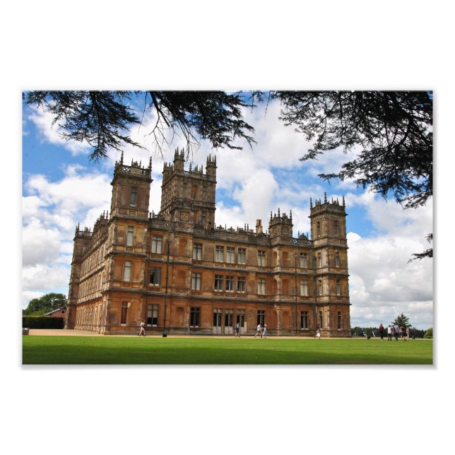 Highclere Castle Downton Abbey England UK Photo Print (Front)