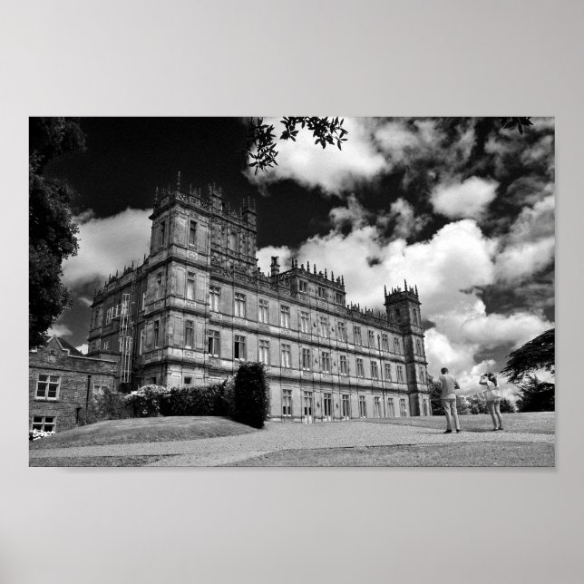 Highclere Castle Downton Abbey England UK Poster (Front)