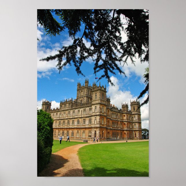 Highclere Castle Downton Abbey England UK Poster (Front)