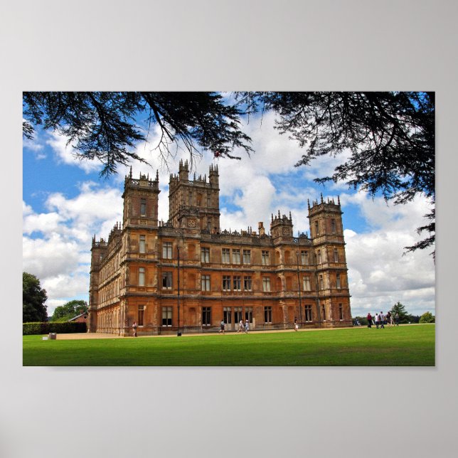 Highclere Castle Downton Abbey England UK Poster (Front)