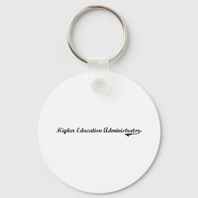 Higher Education Administrator Professional Job Key Ring (Front)