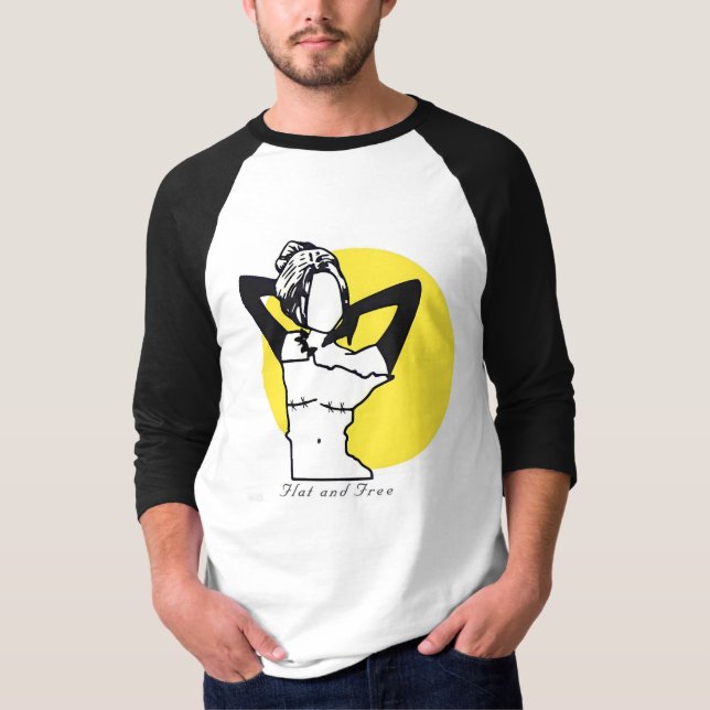 Higher neck raglan t shirt (Front)
