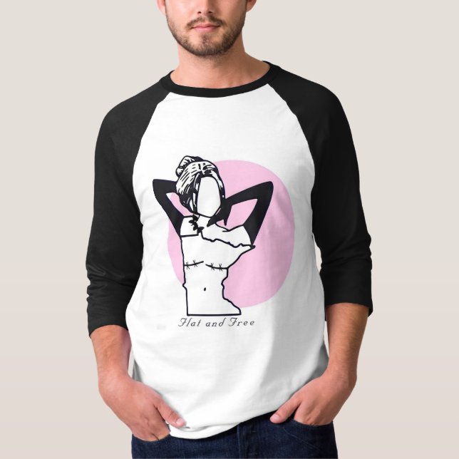 Higher neck raglan t shirt (Front)