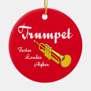 Higher Trumpet Ceramic Tree Decoration