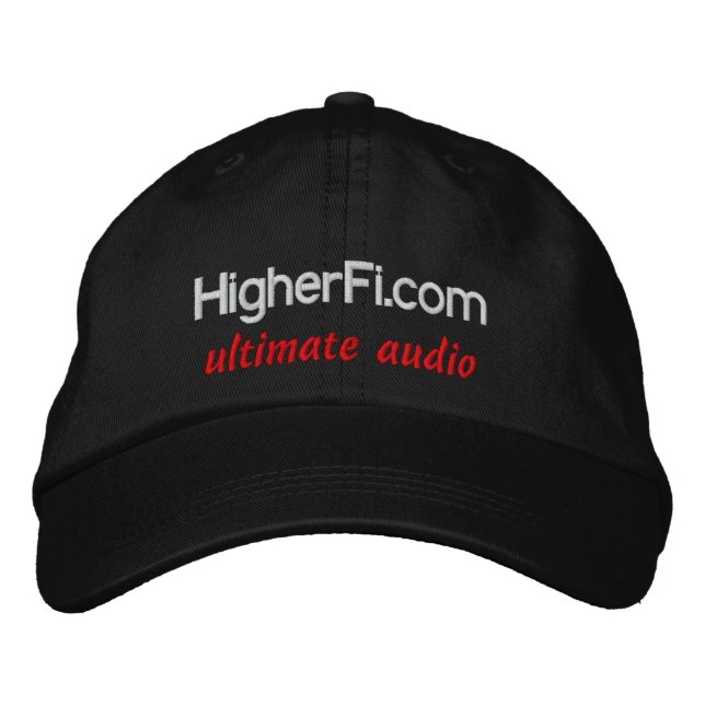 HigherFi.com, ultimate audio Embroidered Hat (Front)