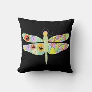 Highflyers floral Dragonfly Cushion