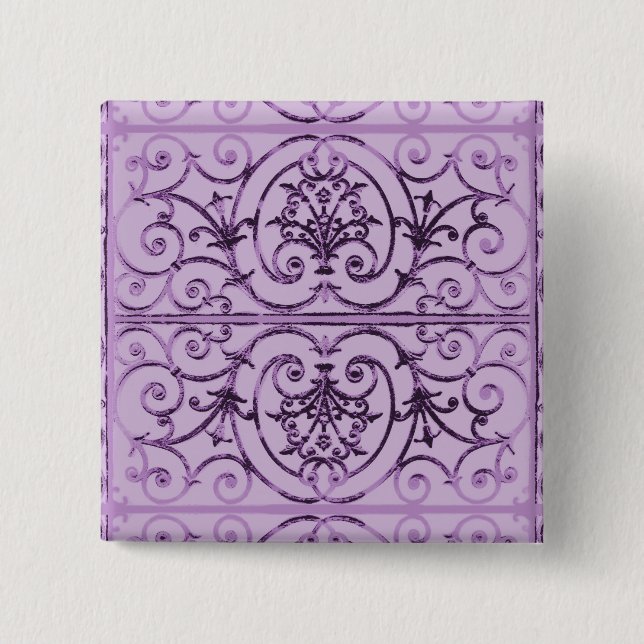 Highgate Iron 15 Cm Square Badge (Front)