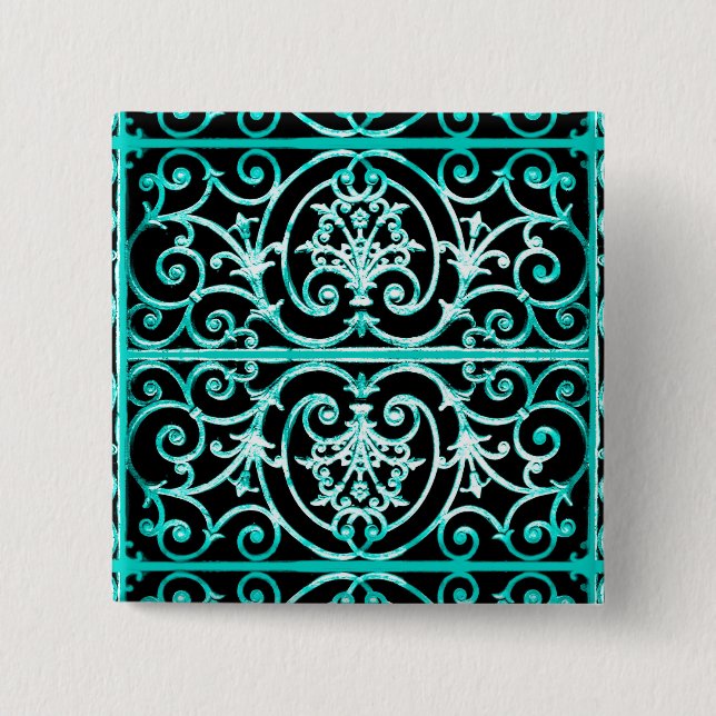 Highgate Iron 15 Cm Square Badge (Front)