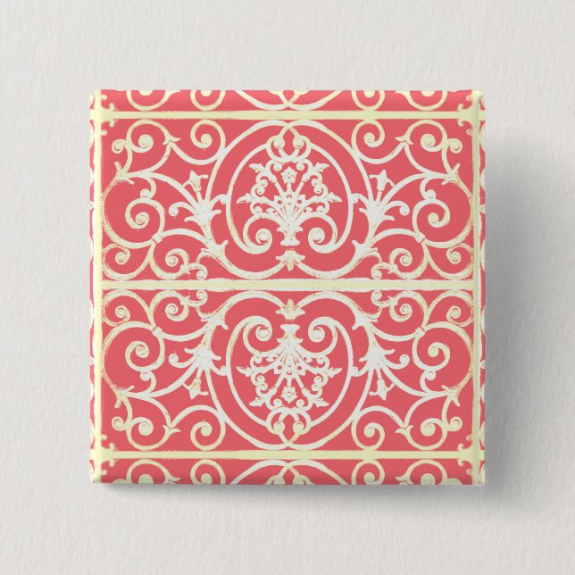 Highgate Iron 15 Cm Square Badge (Front)