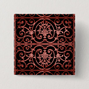 Highgate Iron 15 Cm Square Badge