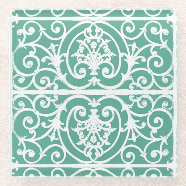 Highgate Iron Glass Coaster (Front)