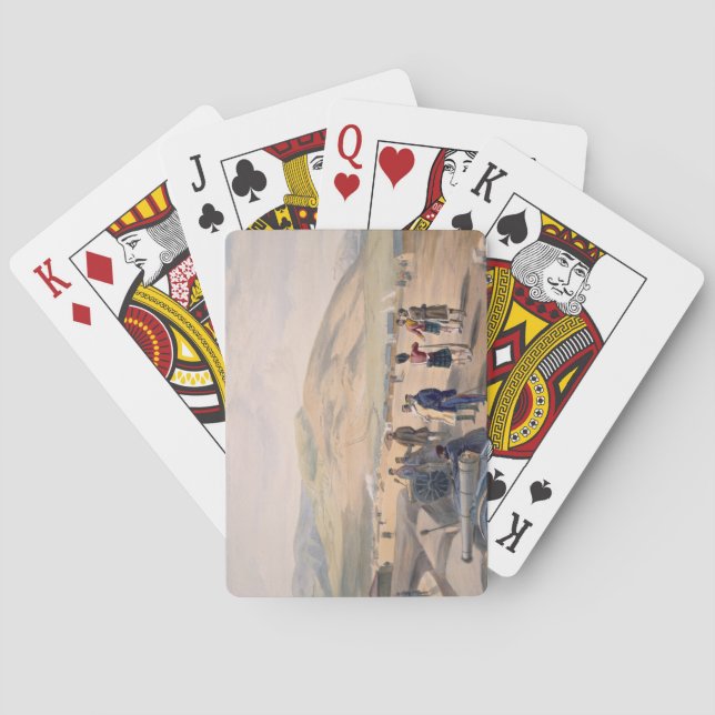 Highland Brigade Camp, plate from 'The Seat of War Playing Cards (Back)