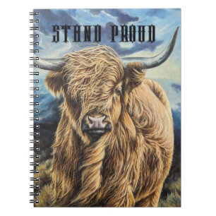 Highland Bull Backpack Notebook