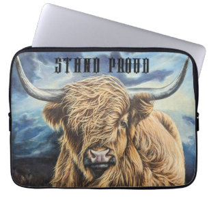 Highland Bull Laptop Sleeve