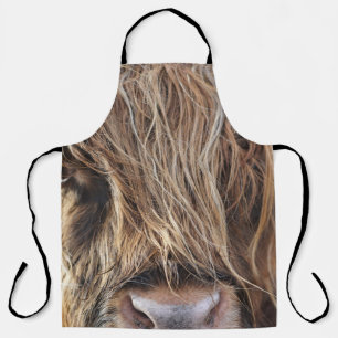HIGHLAND CATTLE COW FACE APRON