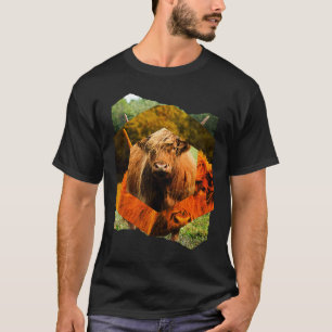 Highland Cattle Cow Highland Cattle Highland Cattl T-Shirt