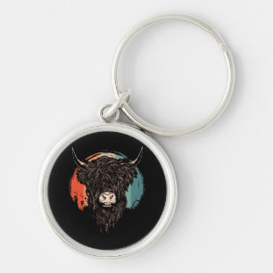 Highland Cattle Key Ring