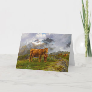 Highland Cattle   Rosa Bonheur Card