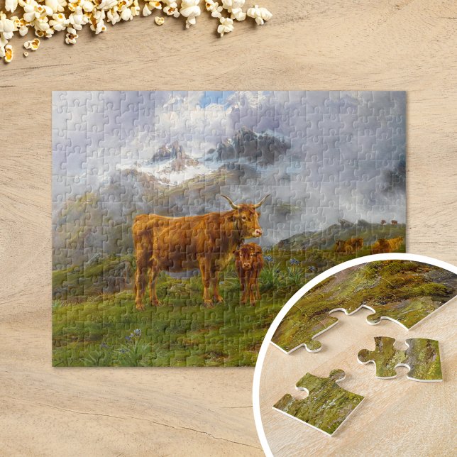 Highland Cattle | Rosa Bonheur Jigsaw Puzzle (Creator Uploaded)