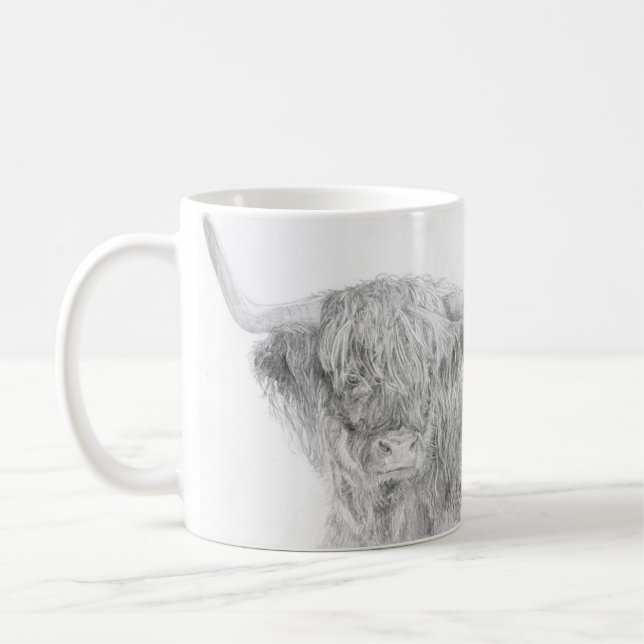 "Highland Coo" Mug (Left)