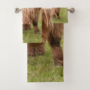 Highland Cow #8 #wall #art  Bath Towel Set
