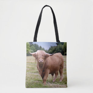 Highland Cow All-Over-Print Bag