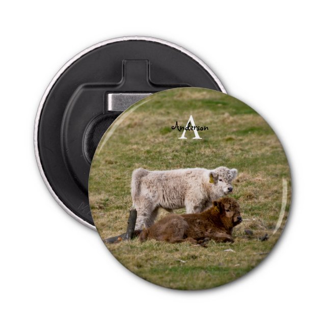 Highland Cow Bottle opener (Front)
