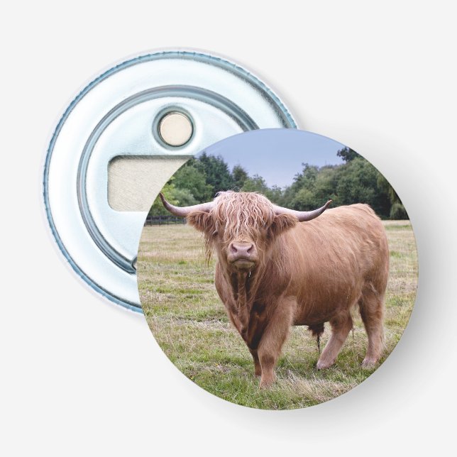 Highland Cow Bottle Opener (Front)