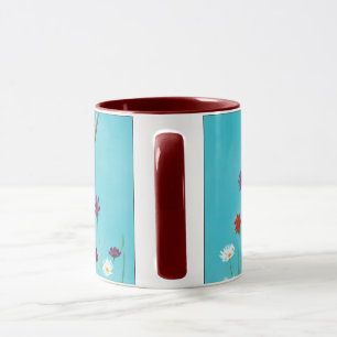 Highland Cow Chunky Mug Rufus, dark red Contrast