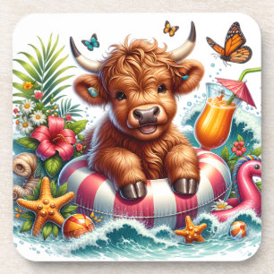 Highland Cow  Coaster