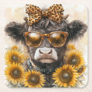 Highland Cow Coasters