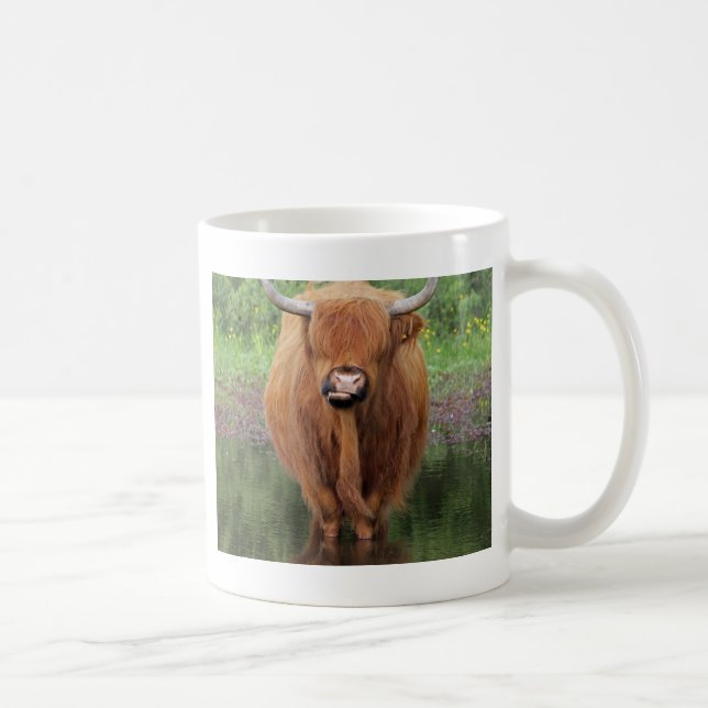 Highland cow coffee mug (Right)