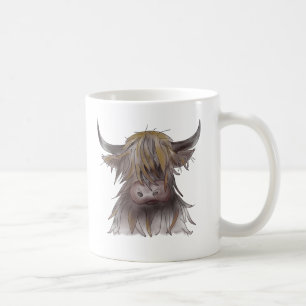 highland cow coffee mug