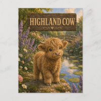 Highland Cow Cute Baby Storybook Nursery Animal