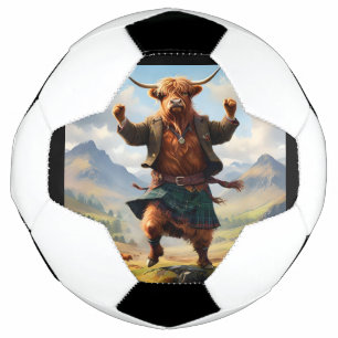 Highland Cow Dancing The Highland Fling, Football