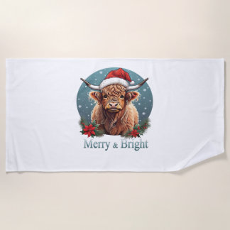 Highland Cow Essential T-Shirt Beach Towel