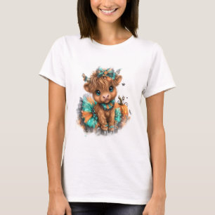Highland Cow Farm Halloween T-Shirt