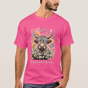 Highland Cow for lovers of Scotland or Scottish An T-Shirt