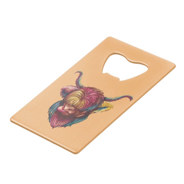 Highland Cow Funny Rainbow Head Design (Front Angled)