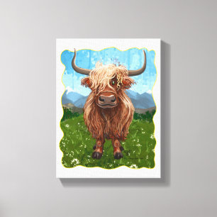 Highland Cow Gifts & Accessories Canvas Print