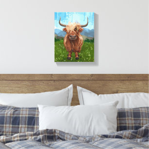 Highland Cow Gifts & Accessories Canvas Print