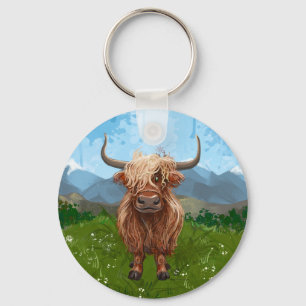 Highland Cow Gifts & Accessories Key Ring
