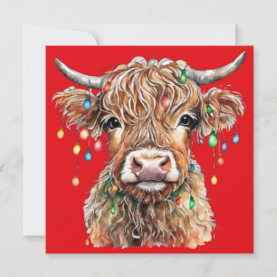 Highland Cow Greeting Card
