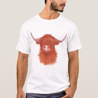 Highland Cow Illustration  