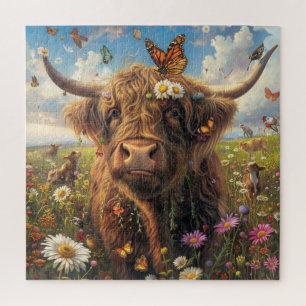 Highland Cow Jigsaw Puzzle