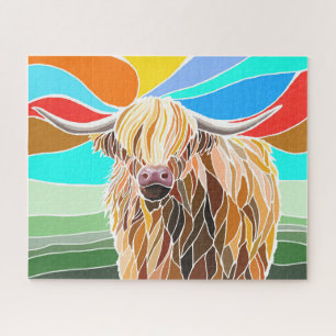 Highland Cow Jigsaw Puzzle