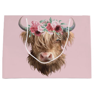 Highland Cow Large Gift Bag